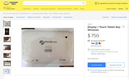 Venden en Mercado Libre tablets que la anterior SEP entregó a niños