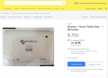 Venden en Mercado Libre tablets que la anterior SEP entregó a niños