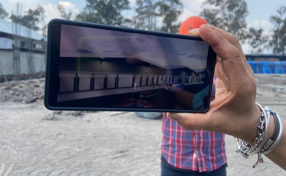 Avanza un 20% la reconstrucción del mercado de Flores y Hortalizas tras incendio en febrero del 2025 (26/12/2025). Foto: Especial