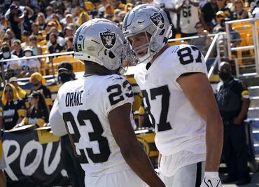 Raiders liga su segunda victoria de la temporada, superó a los Steelers