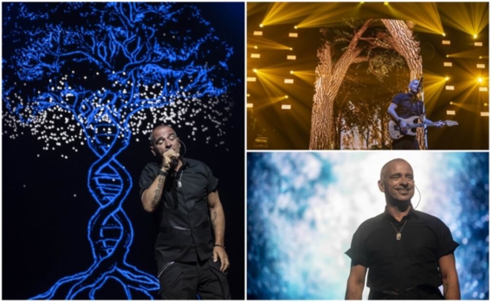 Eros Ramazzotti con mensaje ambientalista estremece el Auditorio Nacional