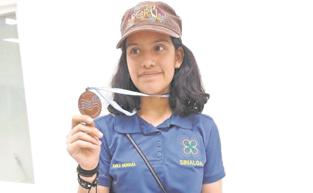 Rebeca Munguía, de 15 años, ha ganado en competencias. FOTO: CORTESÍA