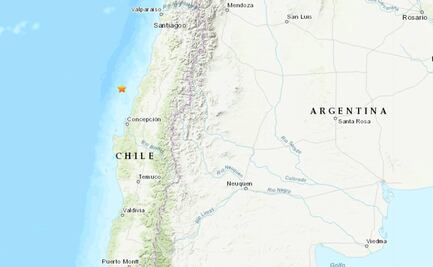 Reportan sismo de magnitud 5 en Chile sin causar daños