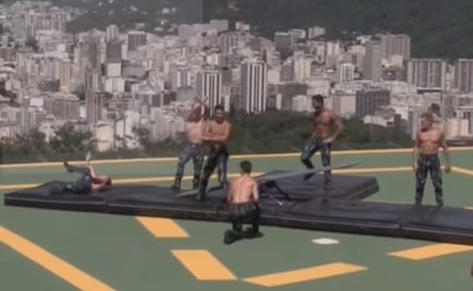 Video. ​Acróbata cae durante una exhibición en Río de Janeiro