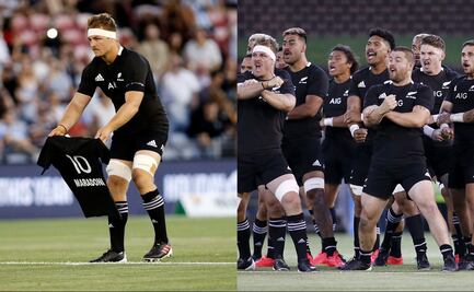 El espectacular homenaje a Diego Maradona durante el haka en Nueva Zelanda