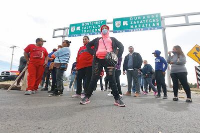 Bloquean en Durango el paso a la Caravana por la Dignidad
