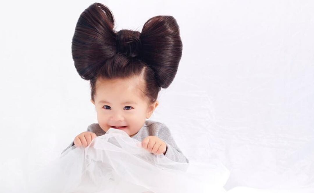 A su corta edad, ya es modelo de la marca de productos para el cabello. Foto: Instagram babychanco