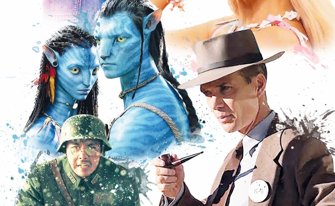 Éxitos pospandemia como Oppenheimer y Barbie destacan, entre otros. FOTOS: Universal Pictures, sony pictures, Warner Bros., 20th Century Studios, Tencent Pictures