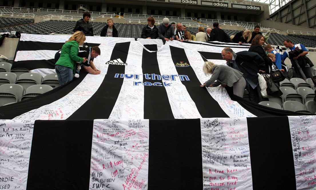 AP. Tribuna de St. James Park (Estadio Newcastle)