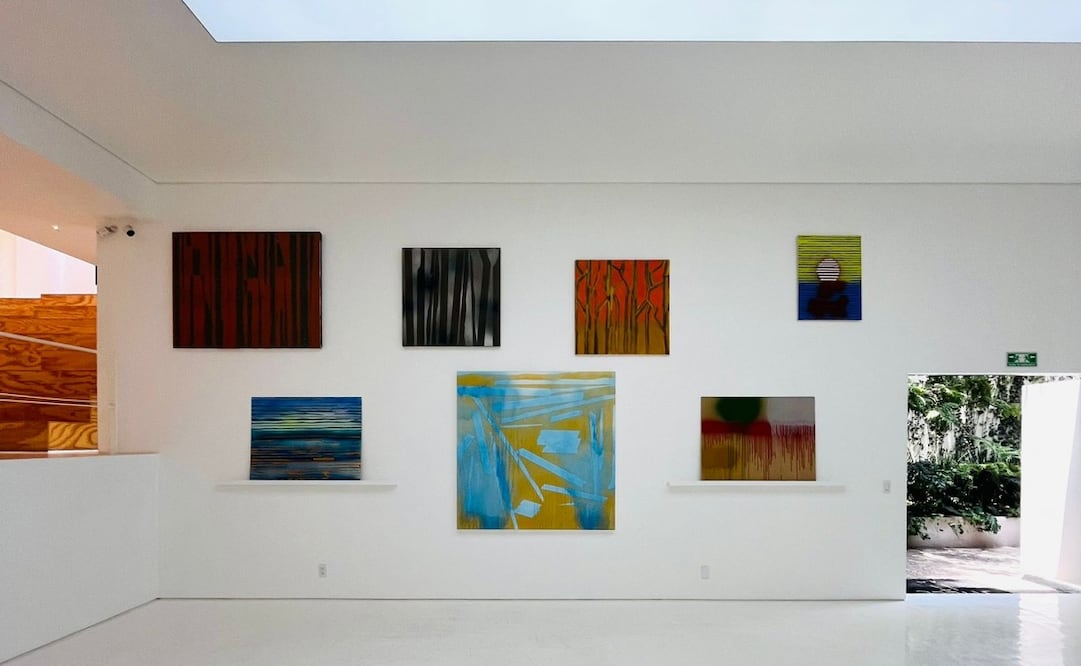 La propuesta, con aerógrafo, del artista Ilán Lieberman, produce un efecto visual en el espectador. Foto: LE LABORATOIRE