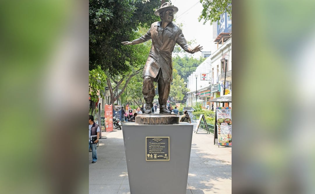 Con los bolardos iluminación y estatuas ya se ven obras en la Zona Rosa. Foto: FOTOS: SANTIAGO CADENA/EL UNIVERSAL