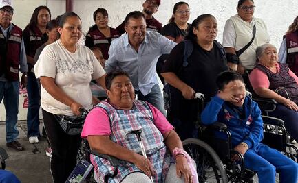 Acercan aparatos funcionales a familias en Nezahualcóyotl