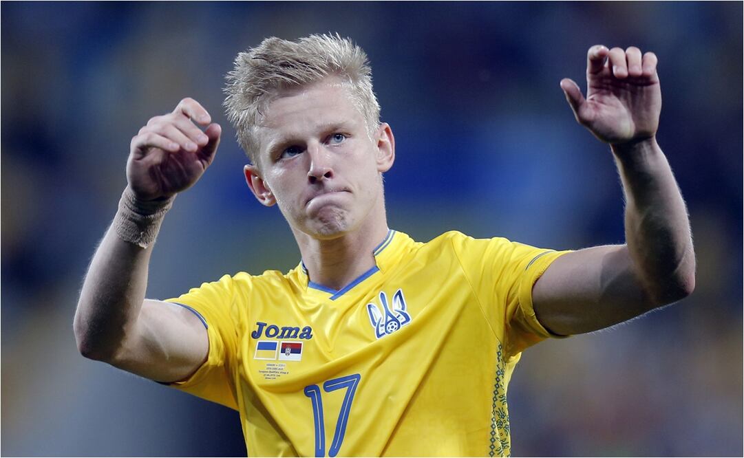 FOTO: AP - Zinchenko en un partido con la Selección de Ucrania