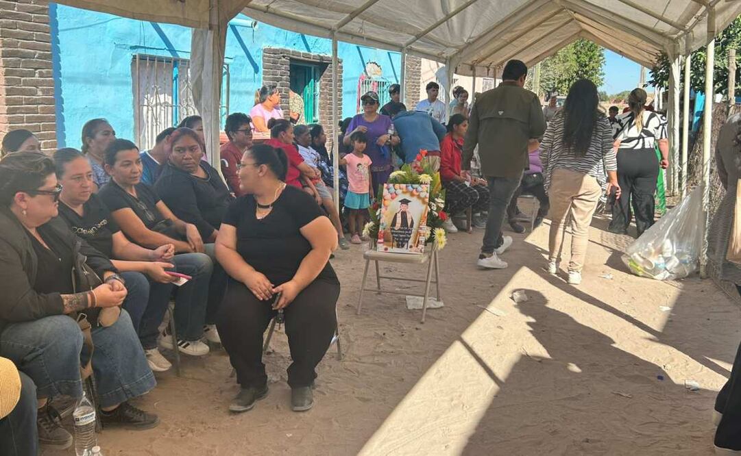 En medio de exigencias de justicia, despiden al pequeño Anuel en Coahuila (23/10/2025). Foto: Francisco Rodríguez / EL UNIVERSAL