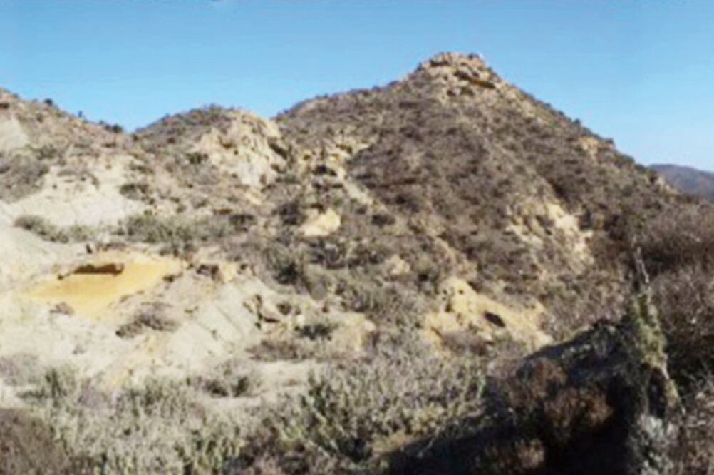 Vista de este micrositio fosilífero, a unos 7 km de El Rosario de Abajo, en Baja California. (FOTOS: CORTESÍA DALIA GARCÍA ALCÁNTARA)