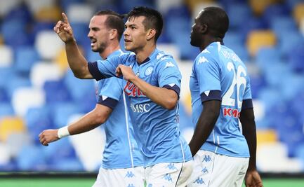 'Chucky' Lozano convierte un doblete en la victoria del Napoli, ante el Genoa