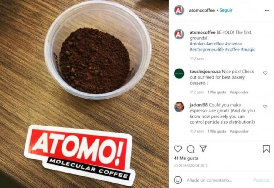 Conoce Atom Coffee, el café molecular que está hecho sin granos de café