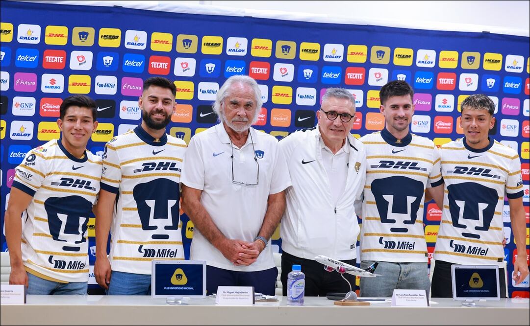 Pumas presentó a sus refuerzos para el Apertura 2024 / Foto: Imago7
