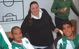 Lorena Fuentes, pieza clave en la formación de los canteranos de Santos