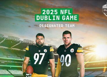 Steelers jugará en Irlanda; así lo dio a conocer la NFL