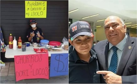 Niño que vendía churros cumplirá su sueño de conocer a Checo Pérez