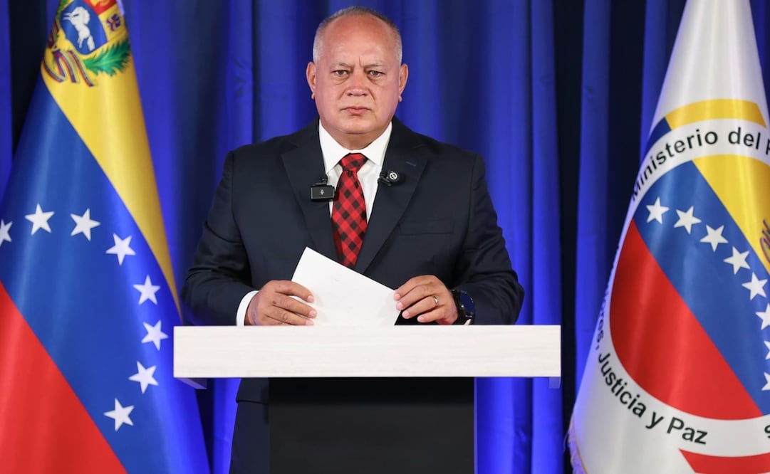 Diosdado Cabello, ministro del Interior de Venezuela. Foto: EFE