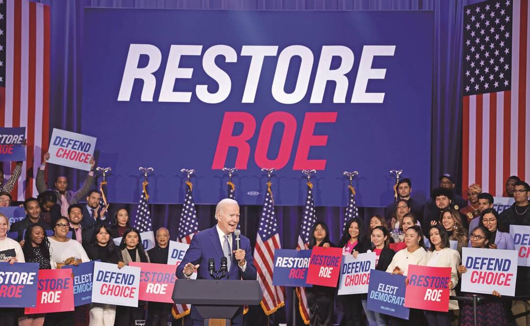 El presidente de Estados Unidos, Joe Biden, habla en un evento del Comité Nacional Demócrata en el Teatro Howard el 18 de octubre pasado. Foto: Anna Moneymaker/AFP 