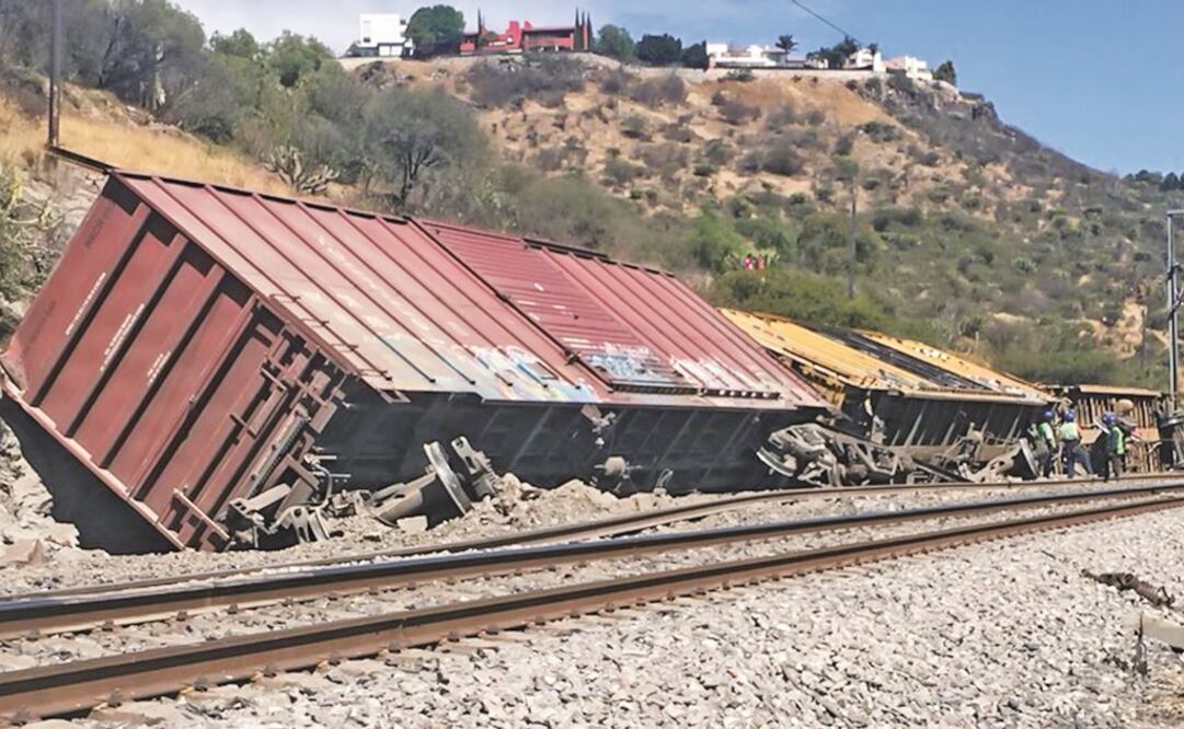 Descarrilamiento de tren en Tehuacán. Foto: Archivo/EL UNIVERSAL