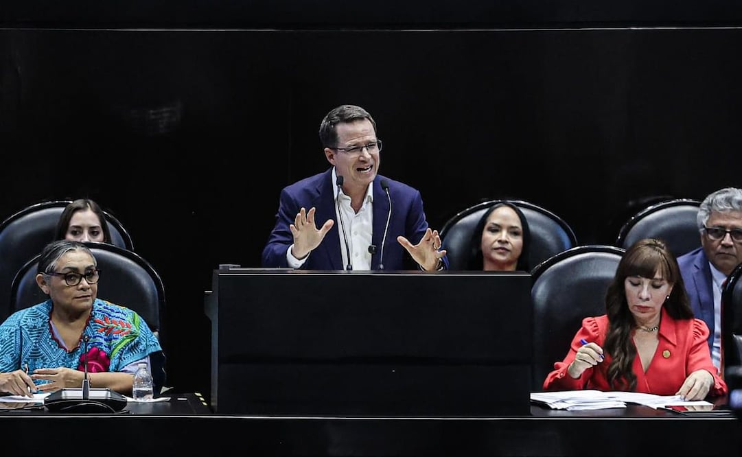 Ricardo Anaya da el posicionamiento del PAN en la Cámara de Diputados tras entrega del segundo Informe de Gobierno (01/09/2026). Foto: Gabriel Pano / EL UNIVERSAL