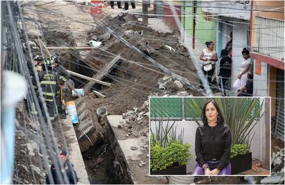 Lamentan muerte de trabajador en AO por lluvia; alcaldesa busca que obra se termine a tiempo