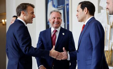 Macron se reúne con Rubio por la guerra en Ucrania; Kiev, Reino Unido y Alemania participan en jornada diplomática