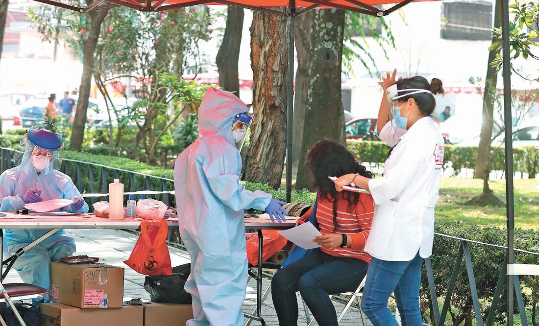 Las 42 mil 360 pruebas realizadas en la capital representan 40% de todas las que se aplican en el país. ARCHIVO EL UNIVERSAL