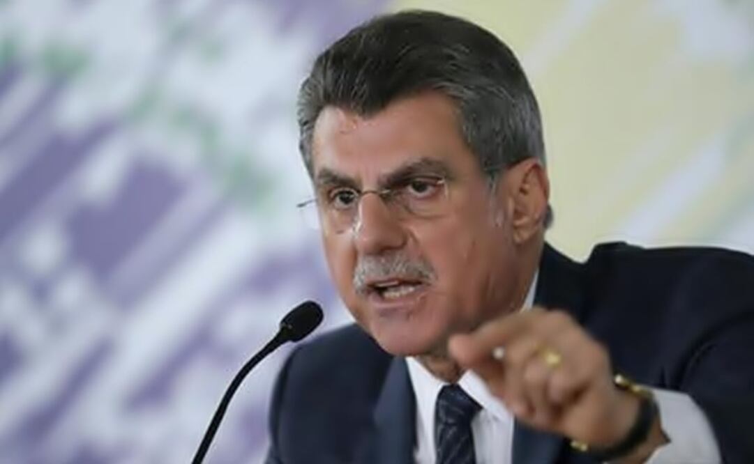 Brazil's Planning Minister Romero Juca gives a press conference about a leaked phone recording at his offices in Brasilia, Brazil, Monday, May 23, 2016.