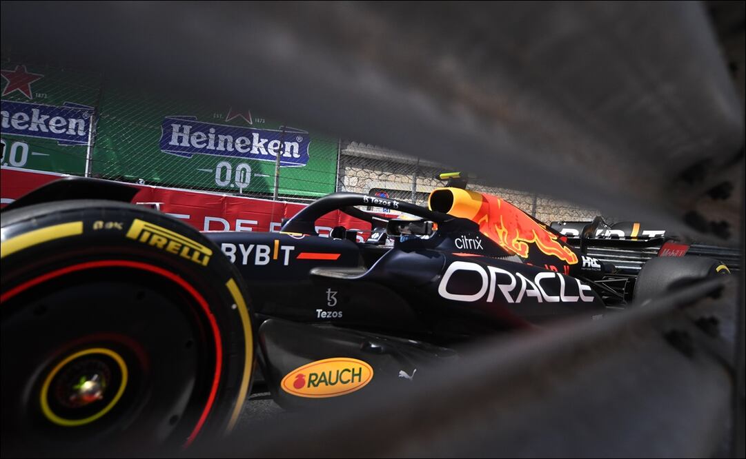 CHECO PÉREZ HIZO EL SEGUNDO MEJOR TIEMPO EN LA PRÁCTICA LIBRE 1 DEL GP DE MÓNACO - FOTO: EFE
