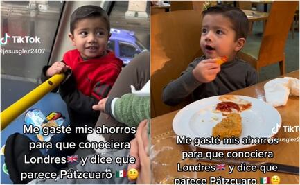 TikTok: Papá lleva a su hijo a Londres y dice que se parece a Pátzcuaro, Michoacán