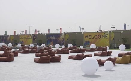 Así son las casas rodantes que Qatar instaló para los aficionados que asistan al Mundial