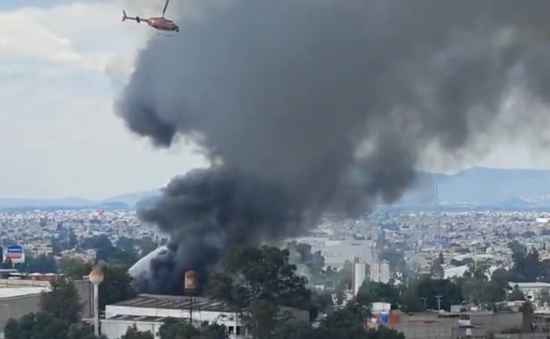 Incendio en Los Reyes La Paz (21/09/2025). Foto: Captura de pantalla