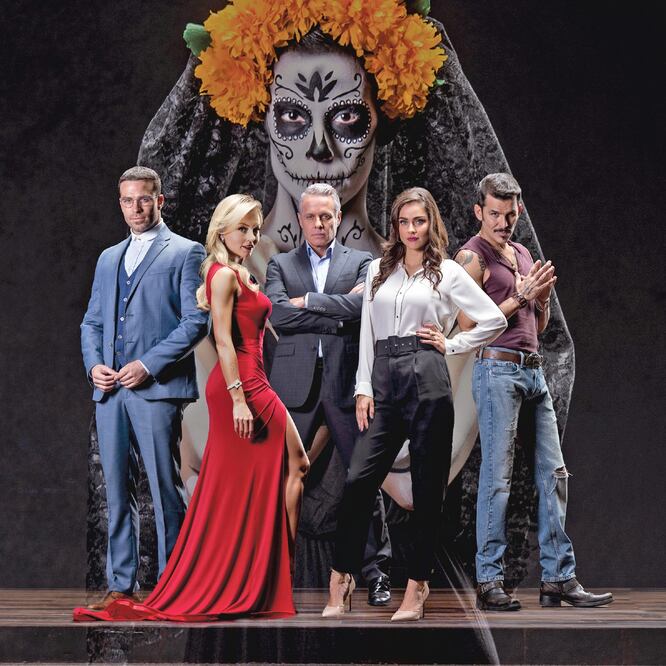 Elenco. Nones comparte créditos con Angelique Boyer, Alexis Ayala, Claudia Martín y Nestor Rodulfo. FOTO: EFE