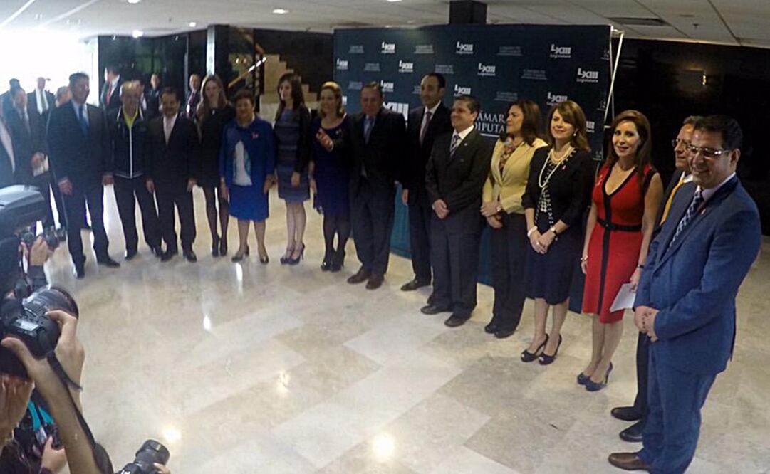 La reunión de ambos cuerpos legislativos se lleva a cabo en San Lázaro./Tomada de Twitter