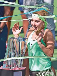 Vesnina celebra su mayor triunfo hasta ahora
