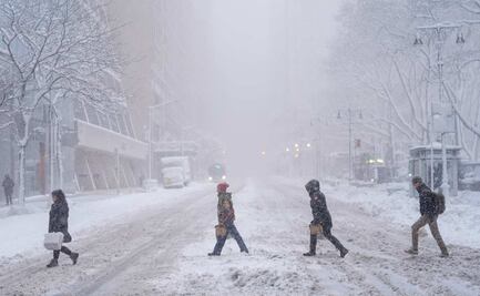 Ciclón bomba paraliza Nueva York; afecta una amplia franja del noreste de EU