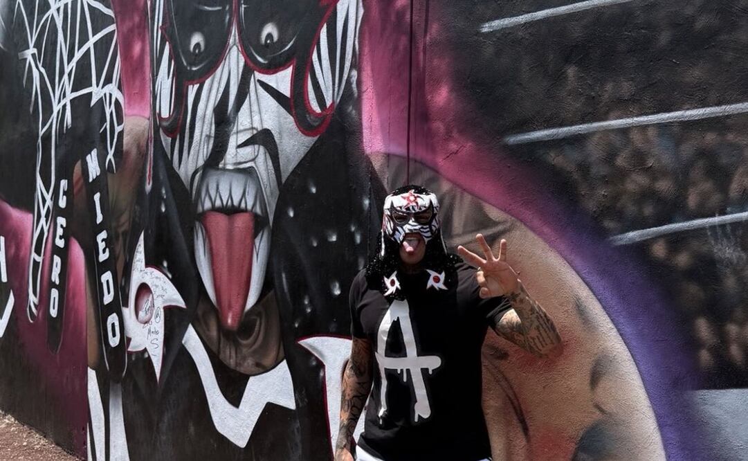 Penta revela mural y le manda mensaje a Dominik Mysterio-Foto: Instagram @penta_zero_miedo