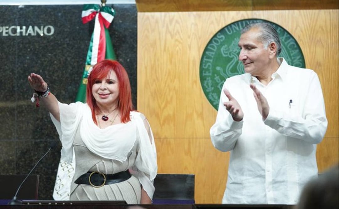 Layda Sansores San Román juró como nueva gobernadora de Campeche. Foto: Especial