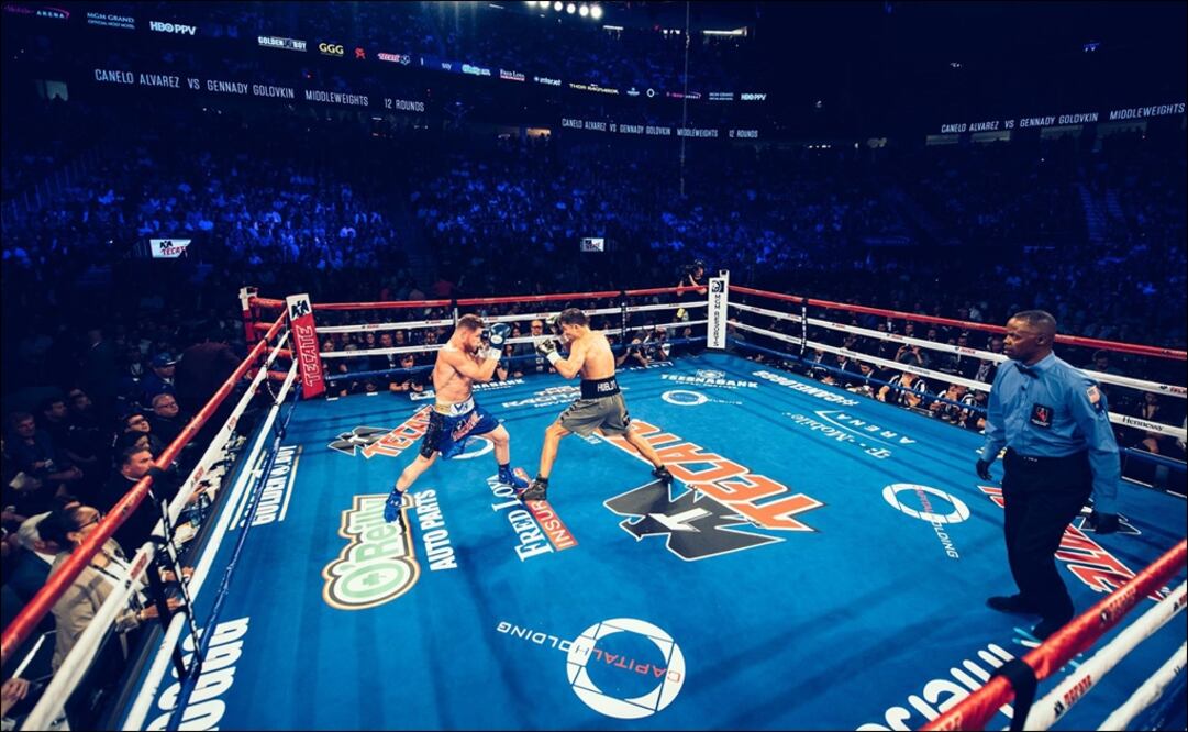 Canelo vs Golovkin. Foto: Agencias