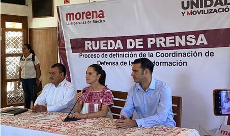 No voy a entrar en debate con las “corcholatas”, afirma Claudia Sheinbaum