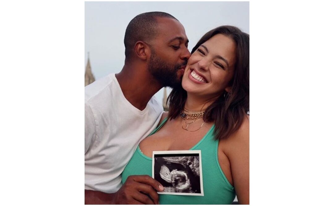 Ashley Graham y el cineasta Justin Ervin. Foto: Instagram