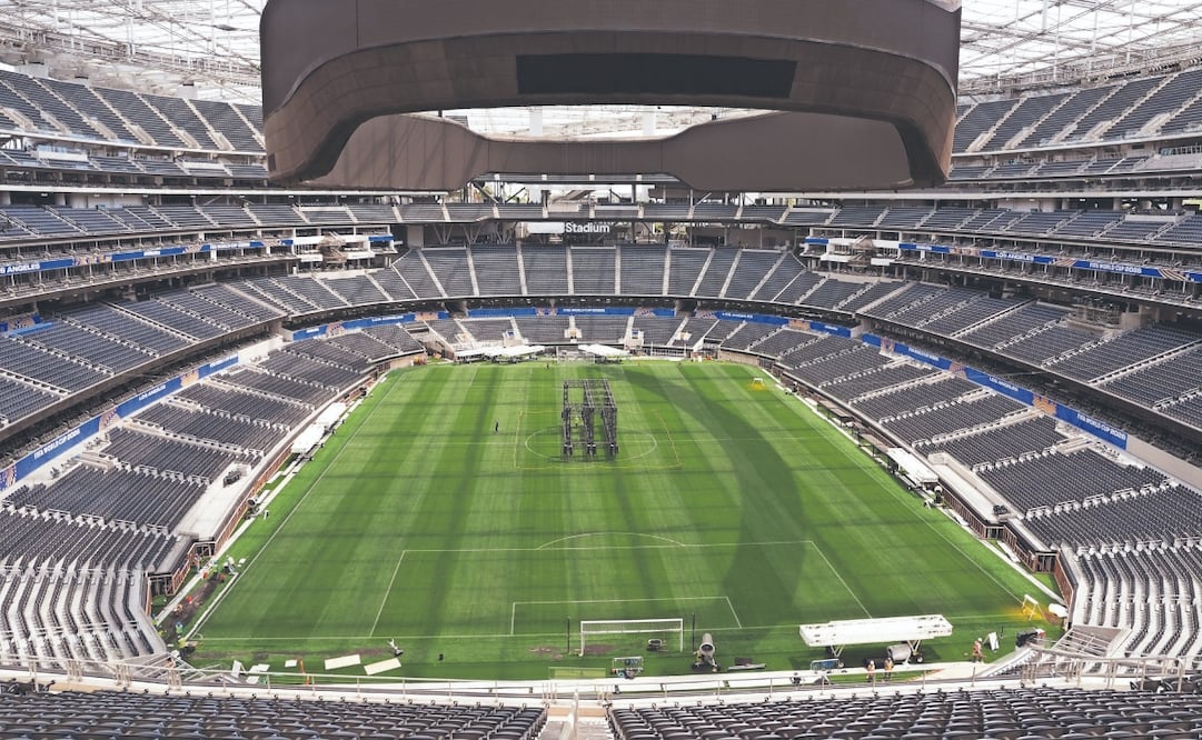 El estadio SoFi de Los Ángeles es una de las grandes sedes. Foto: Scott Strazzante/ AFP