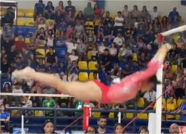 VIDEO: Alexa Moreno y su fuerte caída en los Juegos Centroamericanos y del Caribe