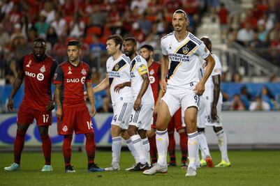  Zlatan Ibrahimovic evita hablar de su continuidad en el Galaxy
