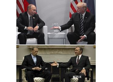 ¿Trump-Putin o Underwood-Petrov? Comparan G20 con House of Cards
